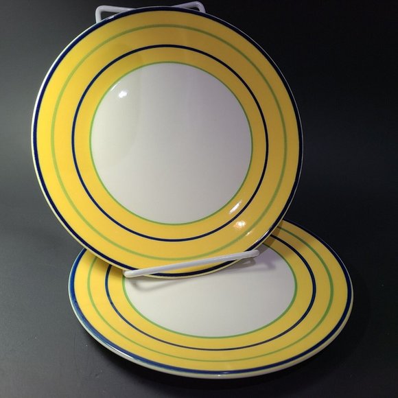 Pagnossin Dining Pagnossin Set 2 Salad Plates Treviso Spa Stoneware